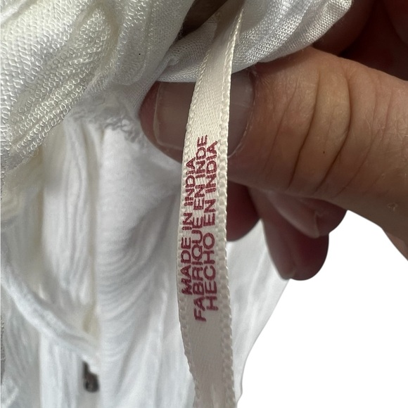 Free People Norina White Halter Boho Maxi Dress Size S - Picture 13 of 16